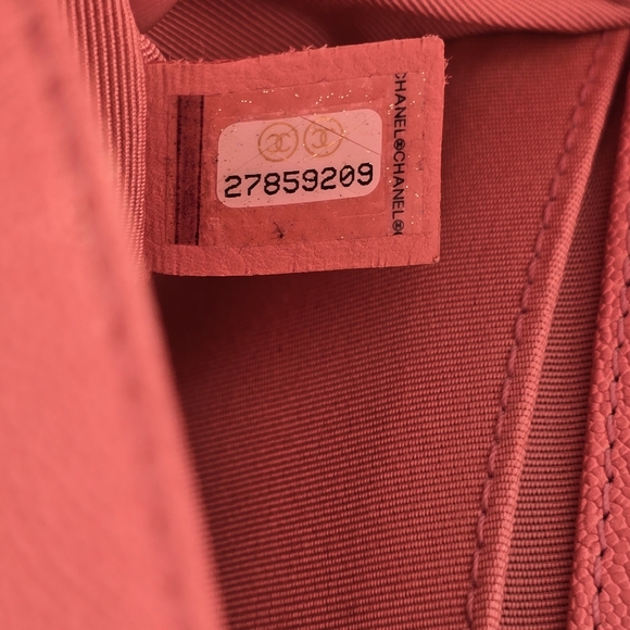 Chanel pink boy chevron old medium - Picture 4 of 4